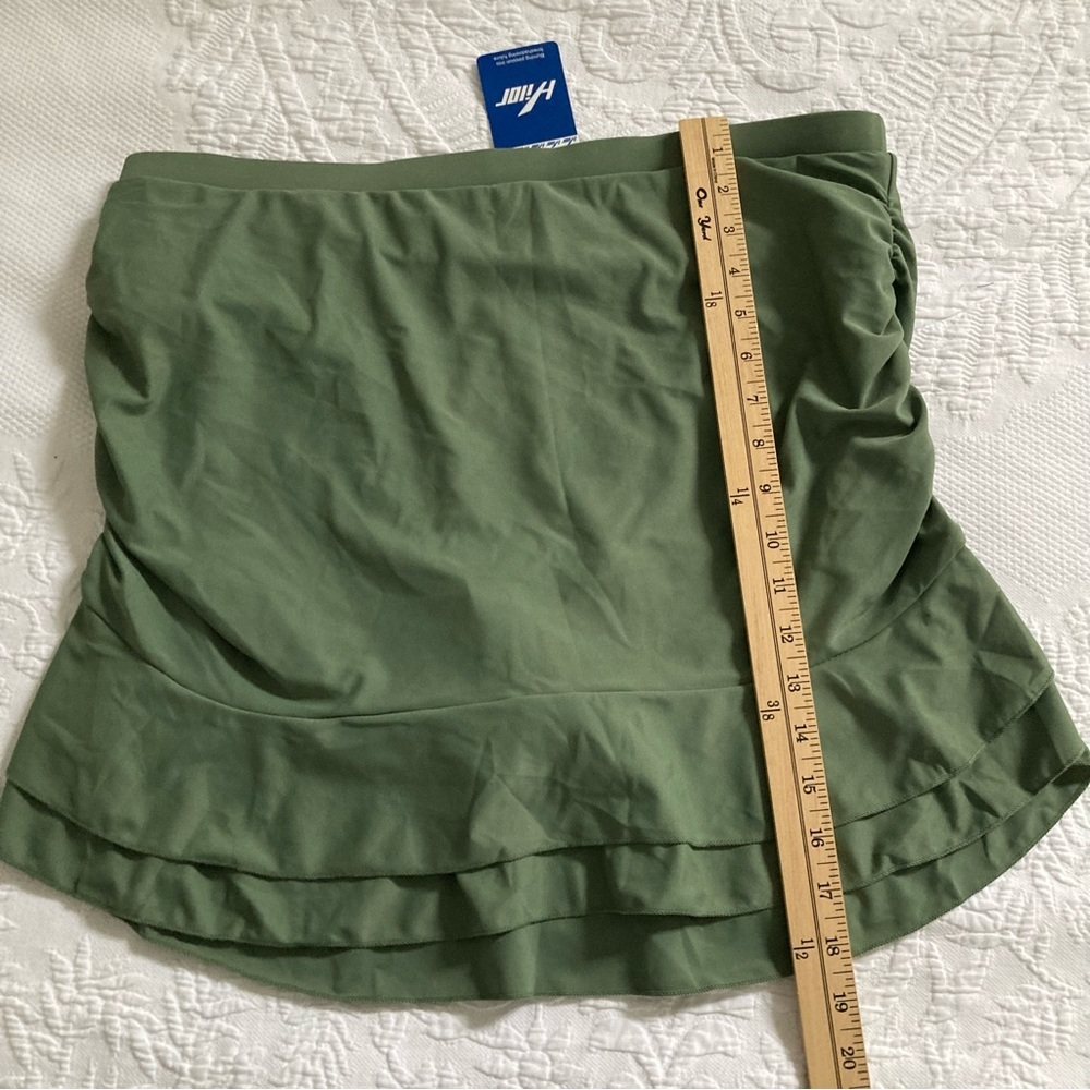 NWT Hilor swimsuit skirt bikini swim bottoms size 18 - Picture 2 of 8